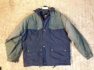 Langjacke Marine/Grün Gr. S, M, L mieten